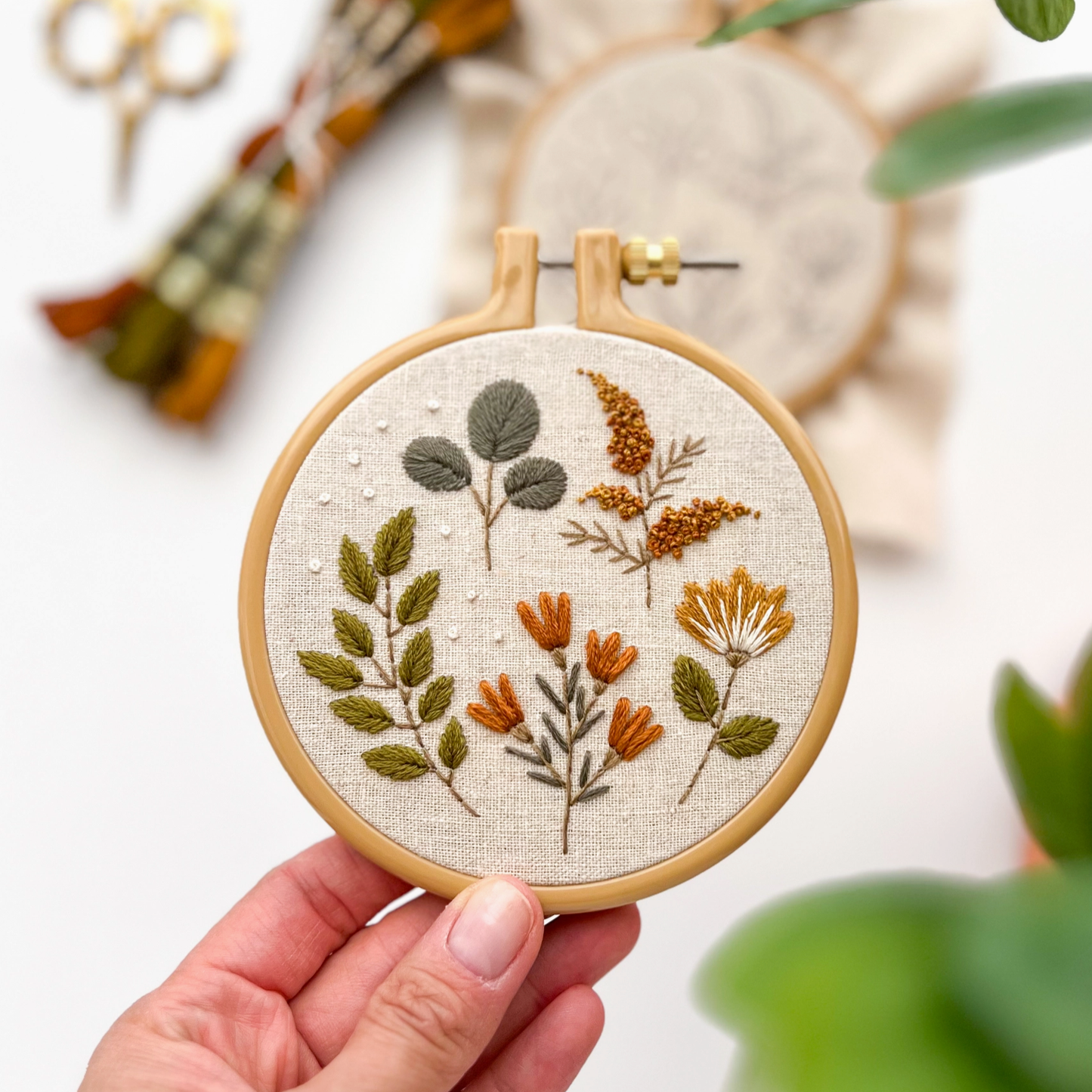 Embroidery Kit Botanical Fall