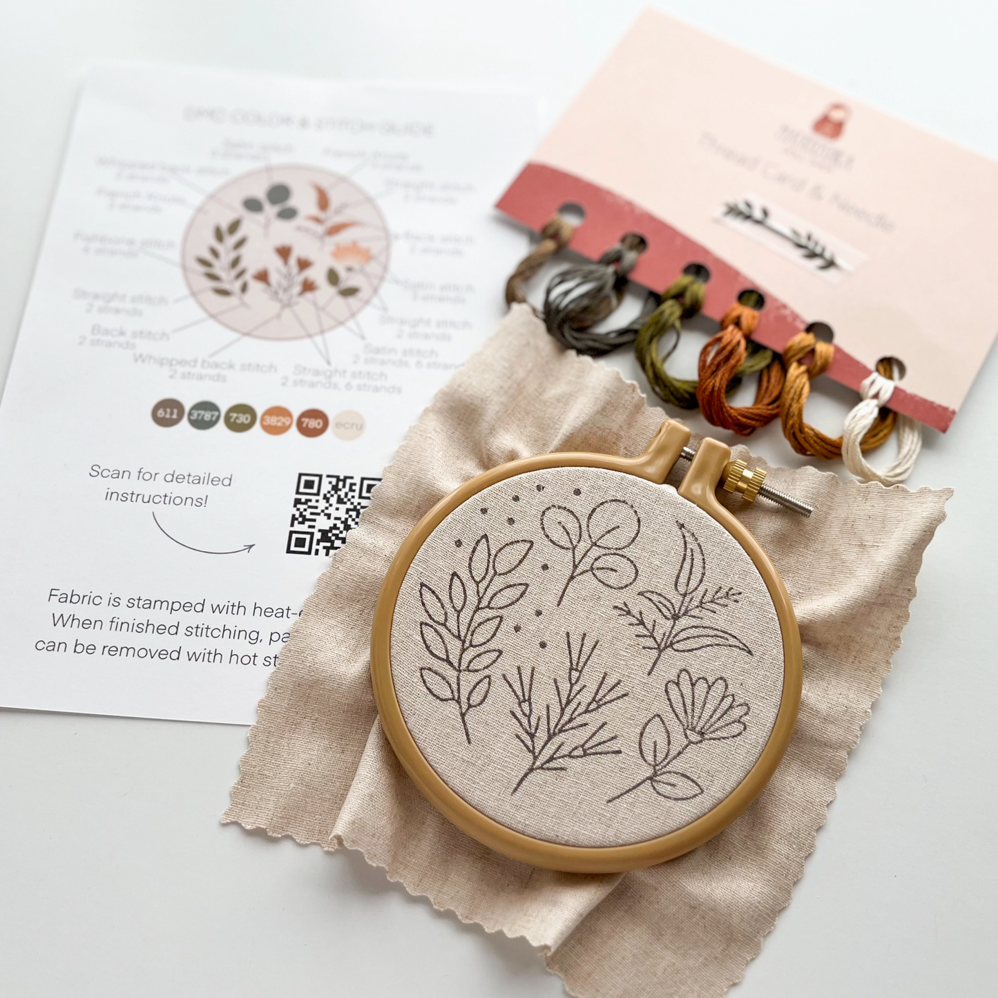 Embroidery Kit Botanical Fall