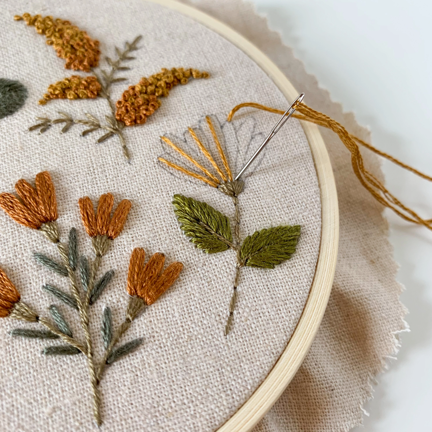 Embroidery Kit Botanical Fall
