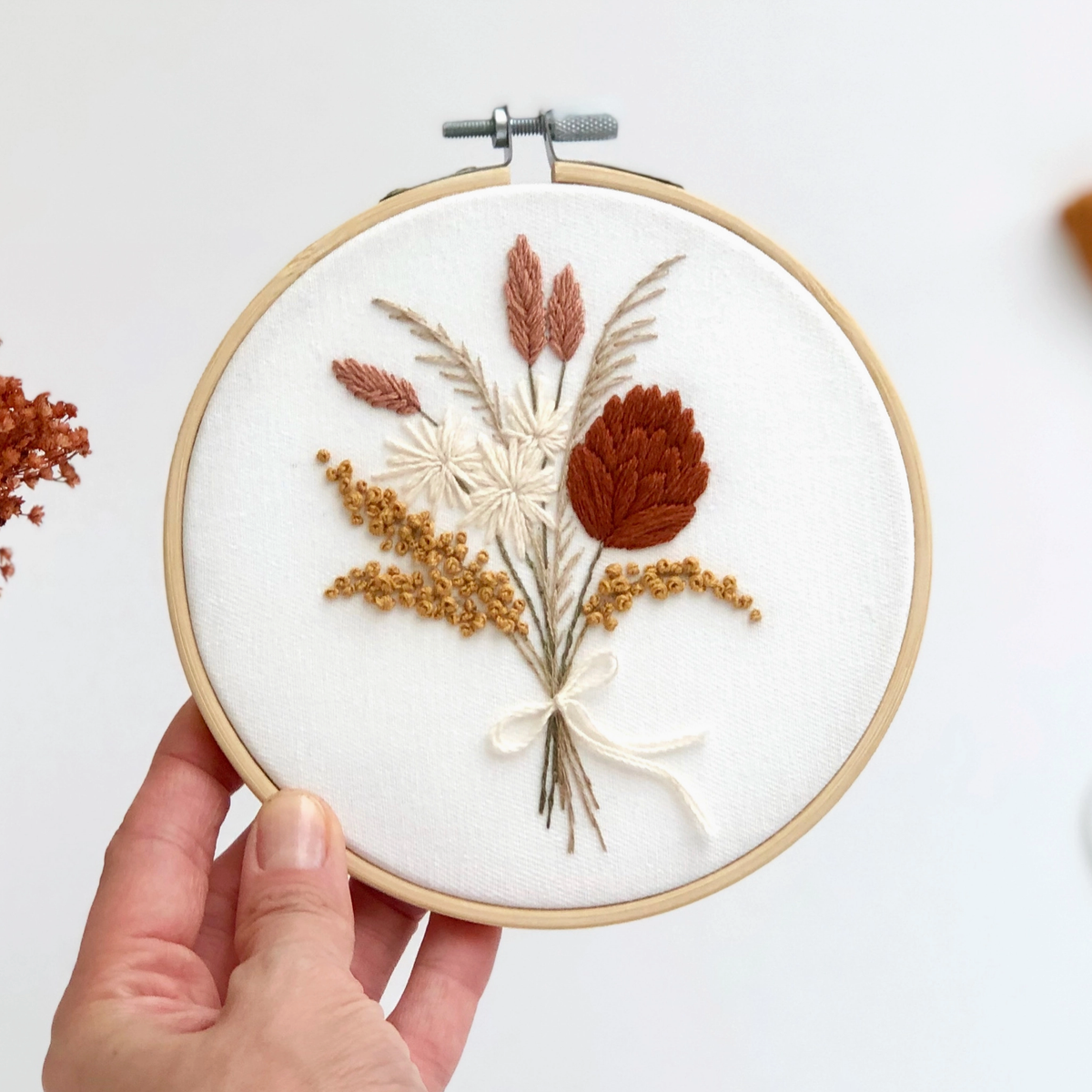 Embroidery Kit Flowers Bouquet
