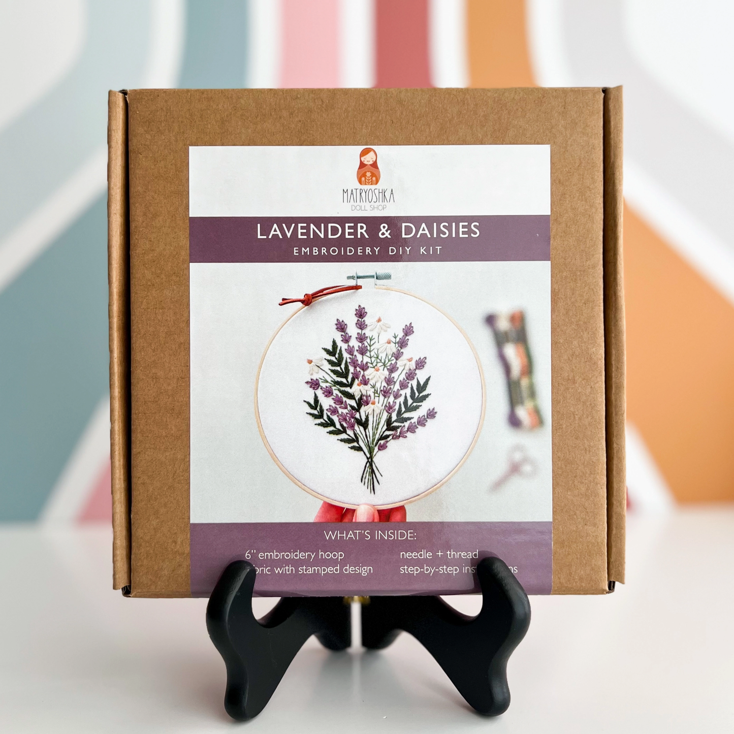 Embroidery Kit Lavender & Daisies