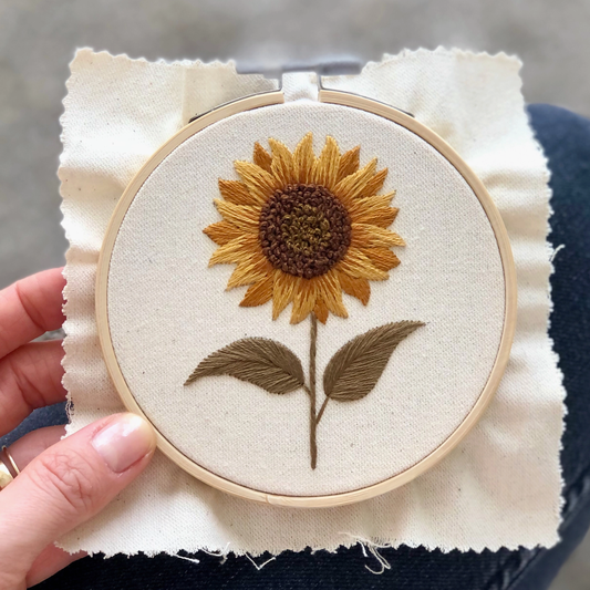Embroidery Kit Sunflower