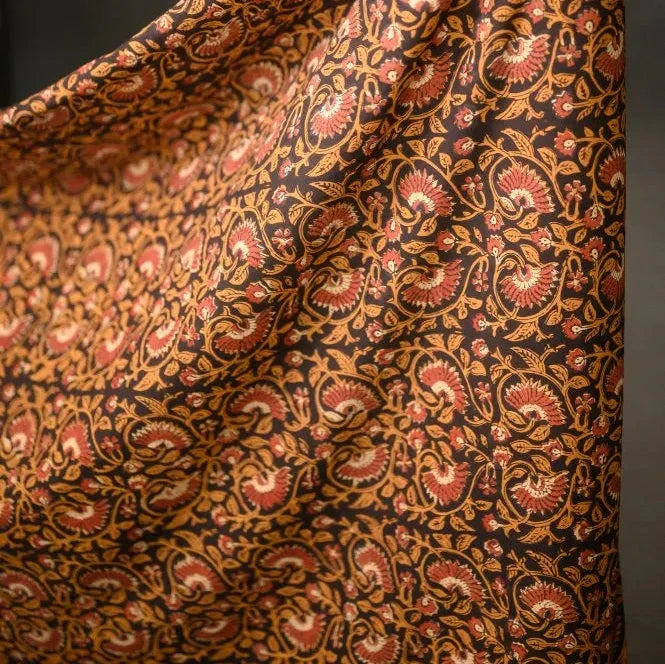 Strawberry Web Block Indian Cotton