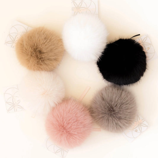 Luxe Faux Fur Pom