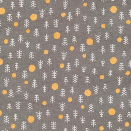 Winter Forest Organic Flannel Solid