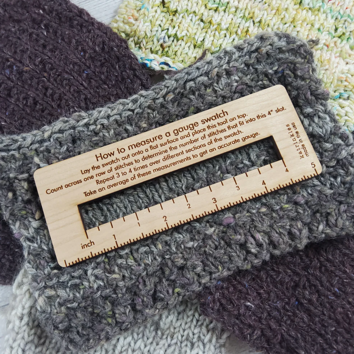 How to Measure a Gauge Swatch Tool