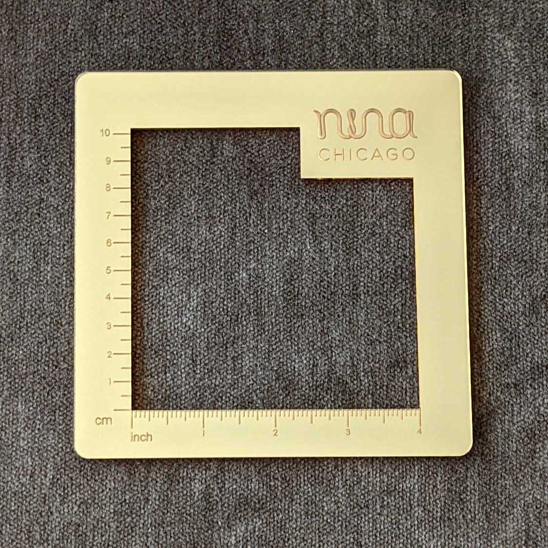 Nina Chicago Mirror Gauge Swatch Ruler