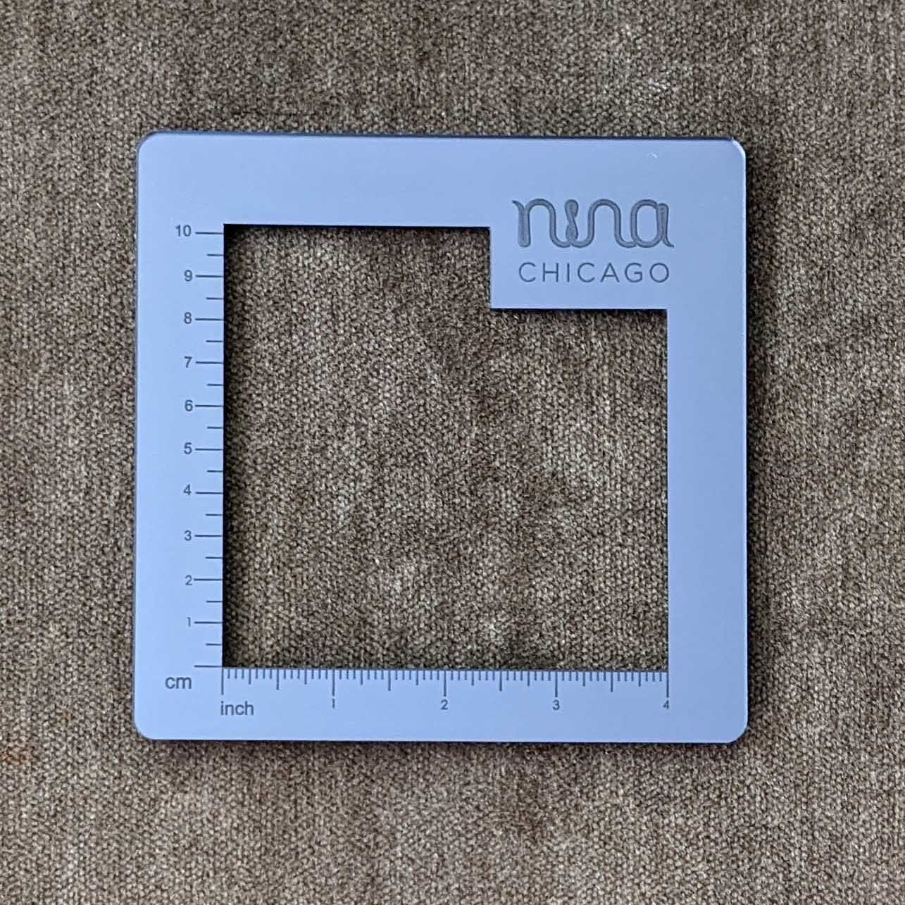 Nina Chicago Mirror Gauge Swatch Ruler