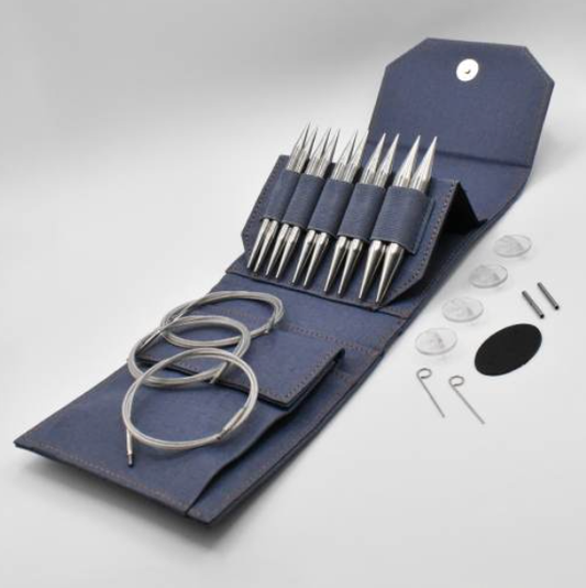 5 Inch Flight Bulky Stainless Steel Interchangeable Needle Set