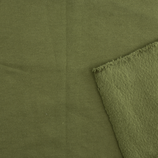 Organic Solid Fleece Jungle Green