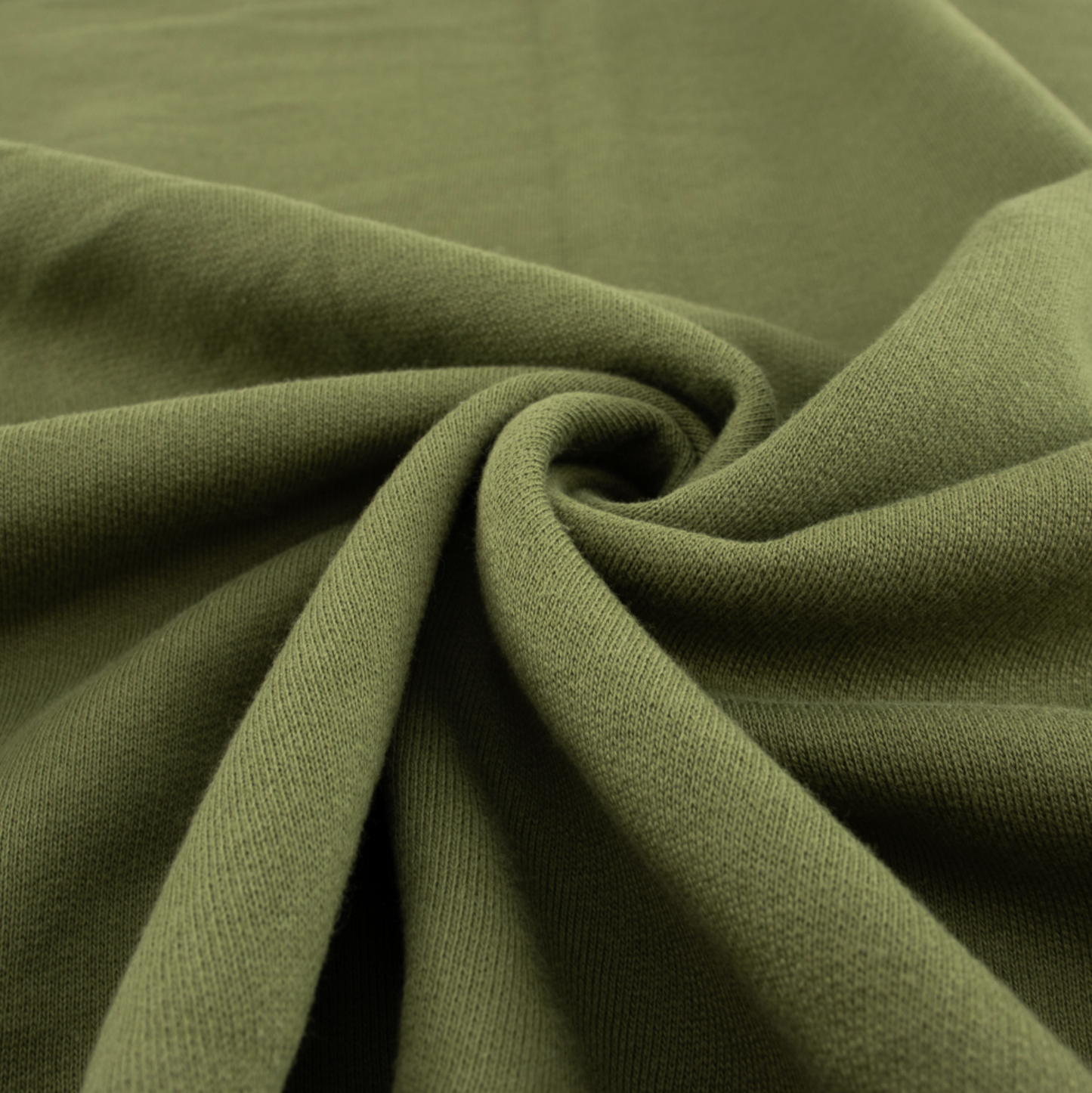 Organic Solid Fleece Jungle Green