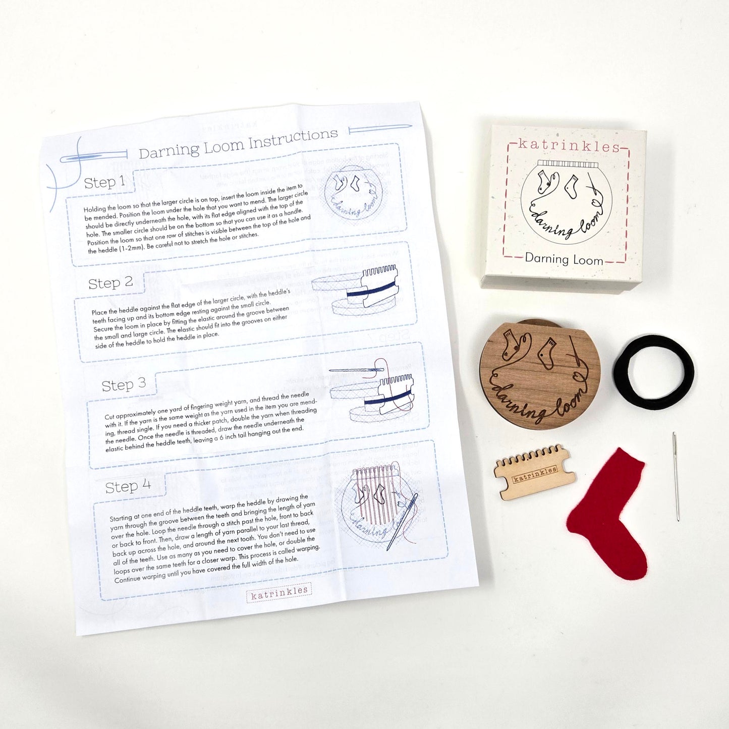 Nina Chicago Darning & Mending Loom Kit