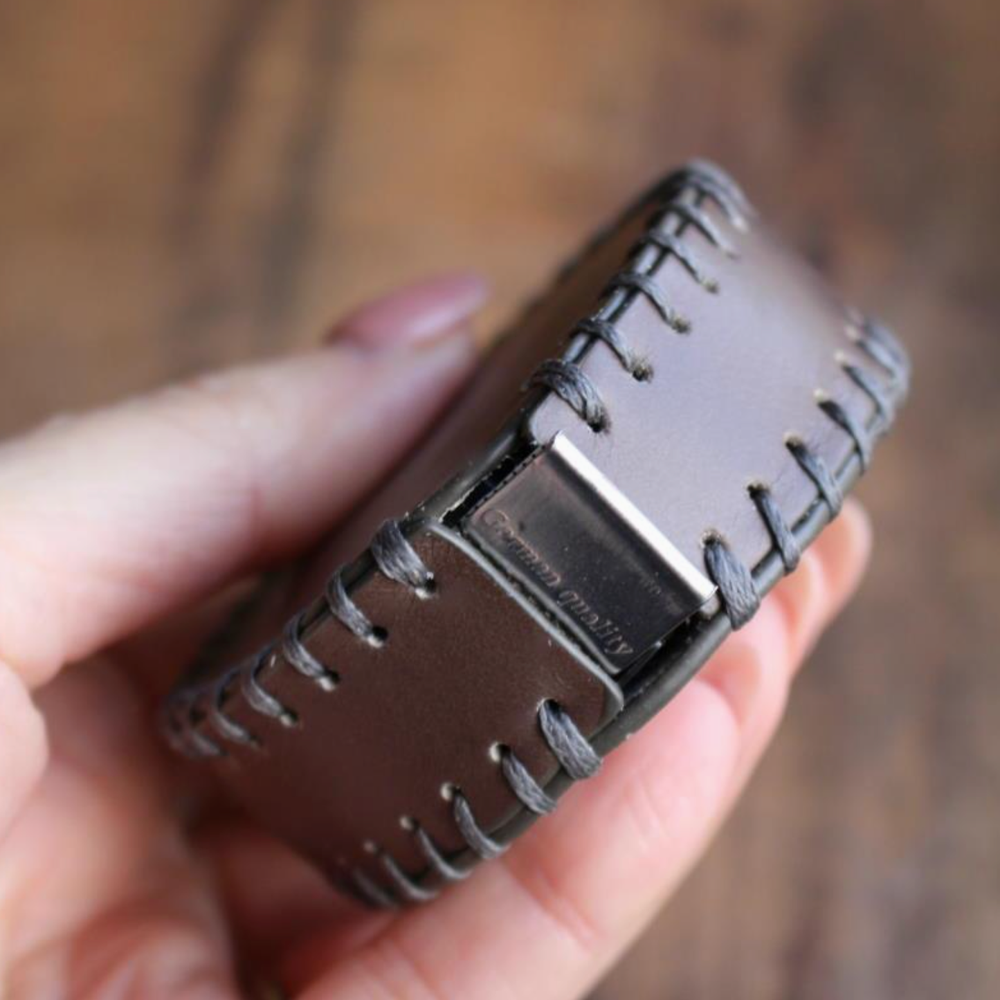 Hand Stitched Leather Tape Measure