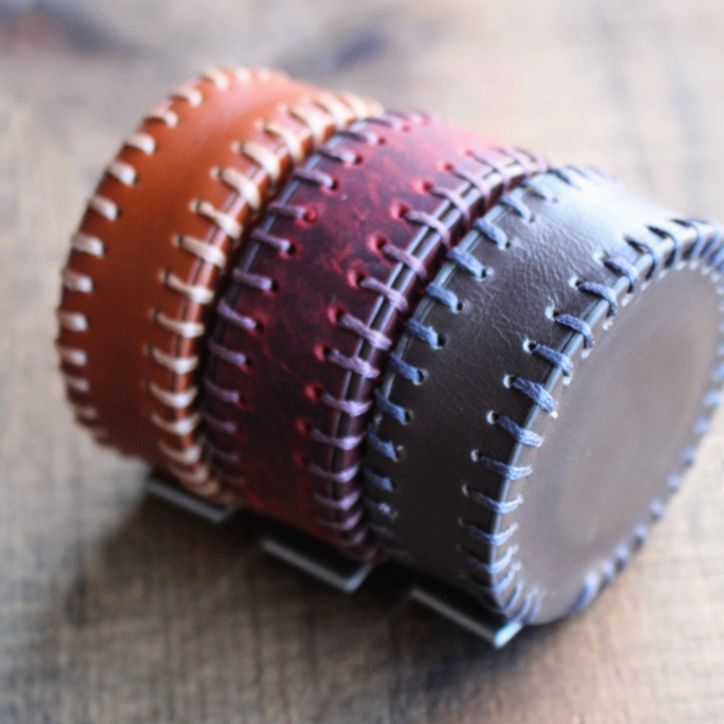 Hand Stitched Leather Tape Measure