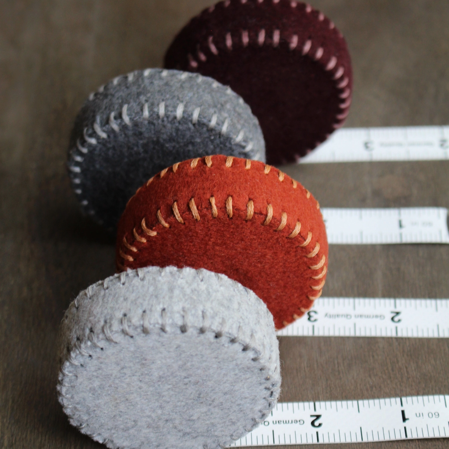 Hand Stitched Woolen Tape Measure