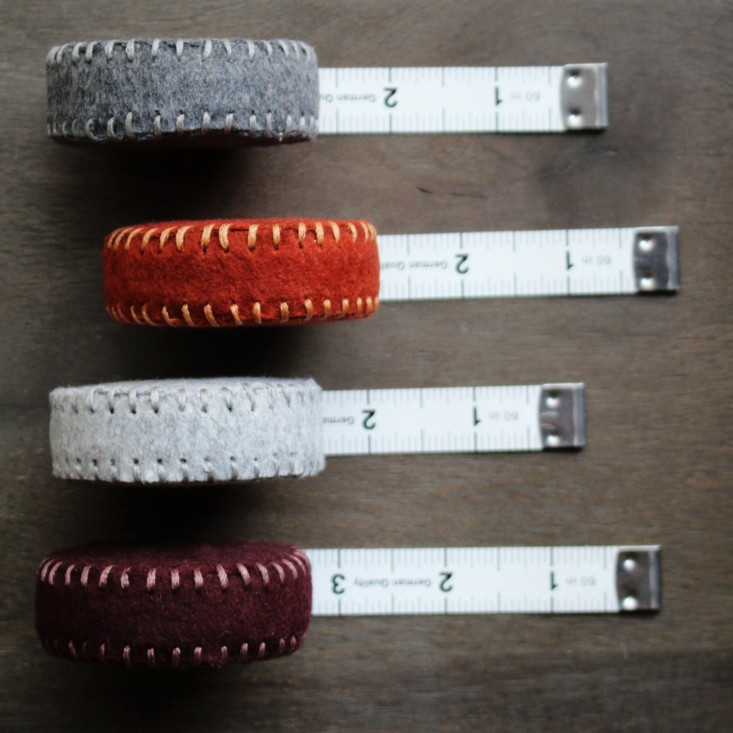Hand Stitched Woolen Tape Measure