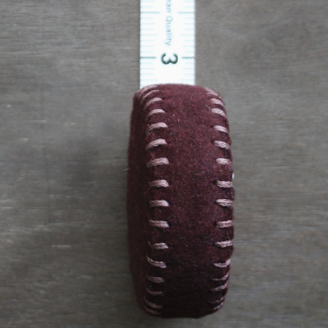 Hand Stitched Woolen Tape Measure