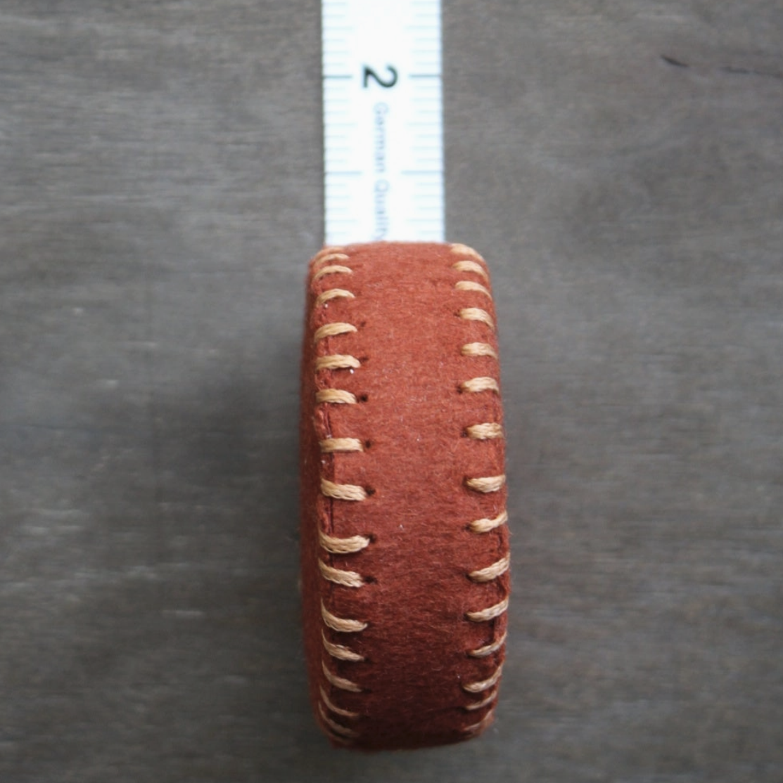 Hand Stitched Woolen Tape Measure