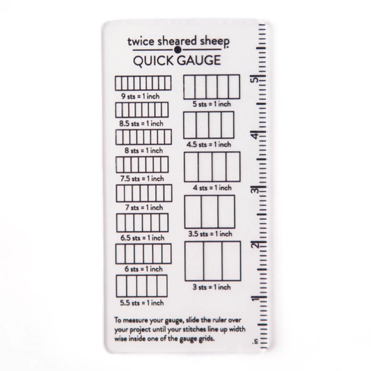 Quick Gauge Ruler - Stitch Gauge