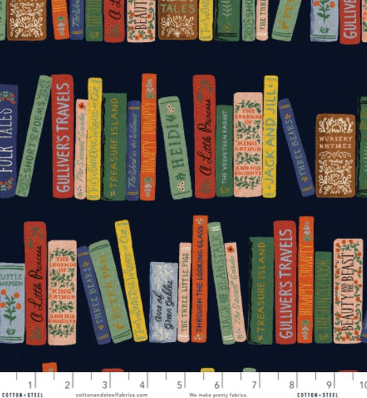 Curio Book Club Navy Canvas