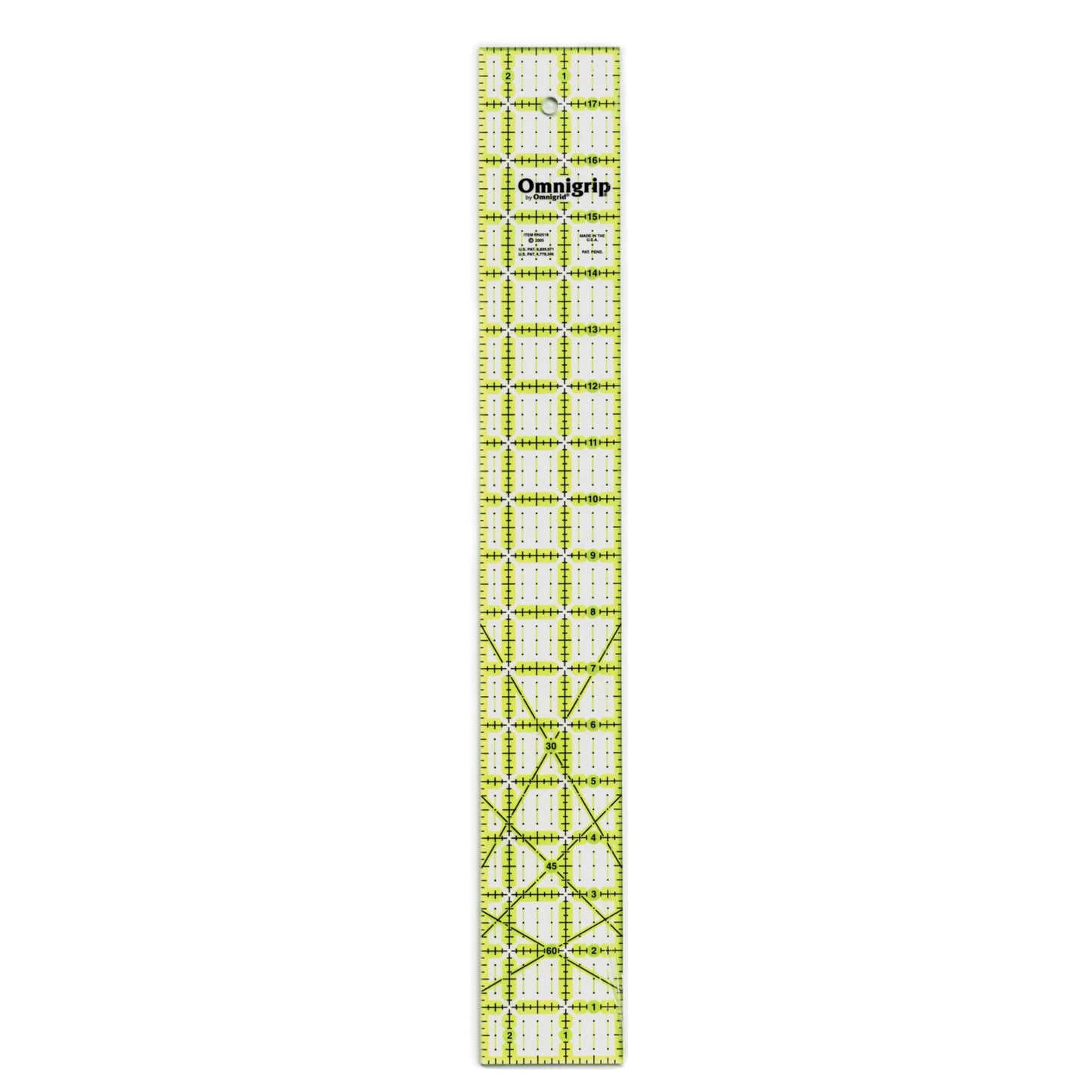 Grid Neon Ruler 2.5" x 18"