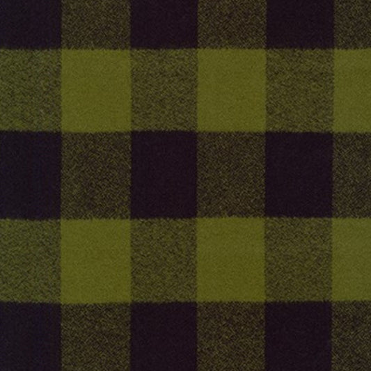 Mammoth Organic Flannel Plaid Olive