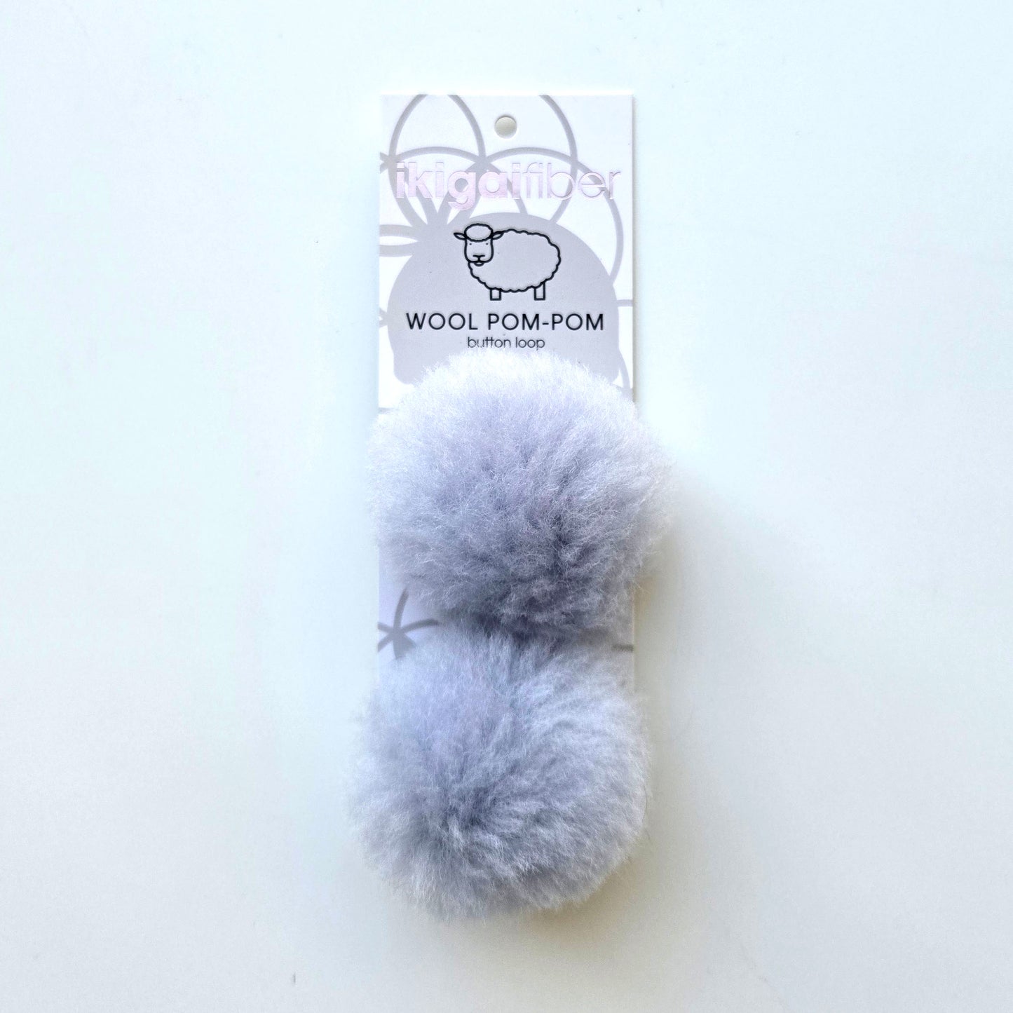 Wool Pom Pom 6 cm Set of 2