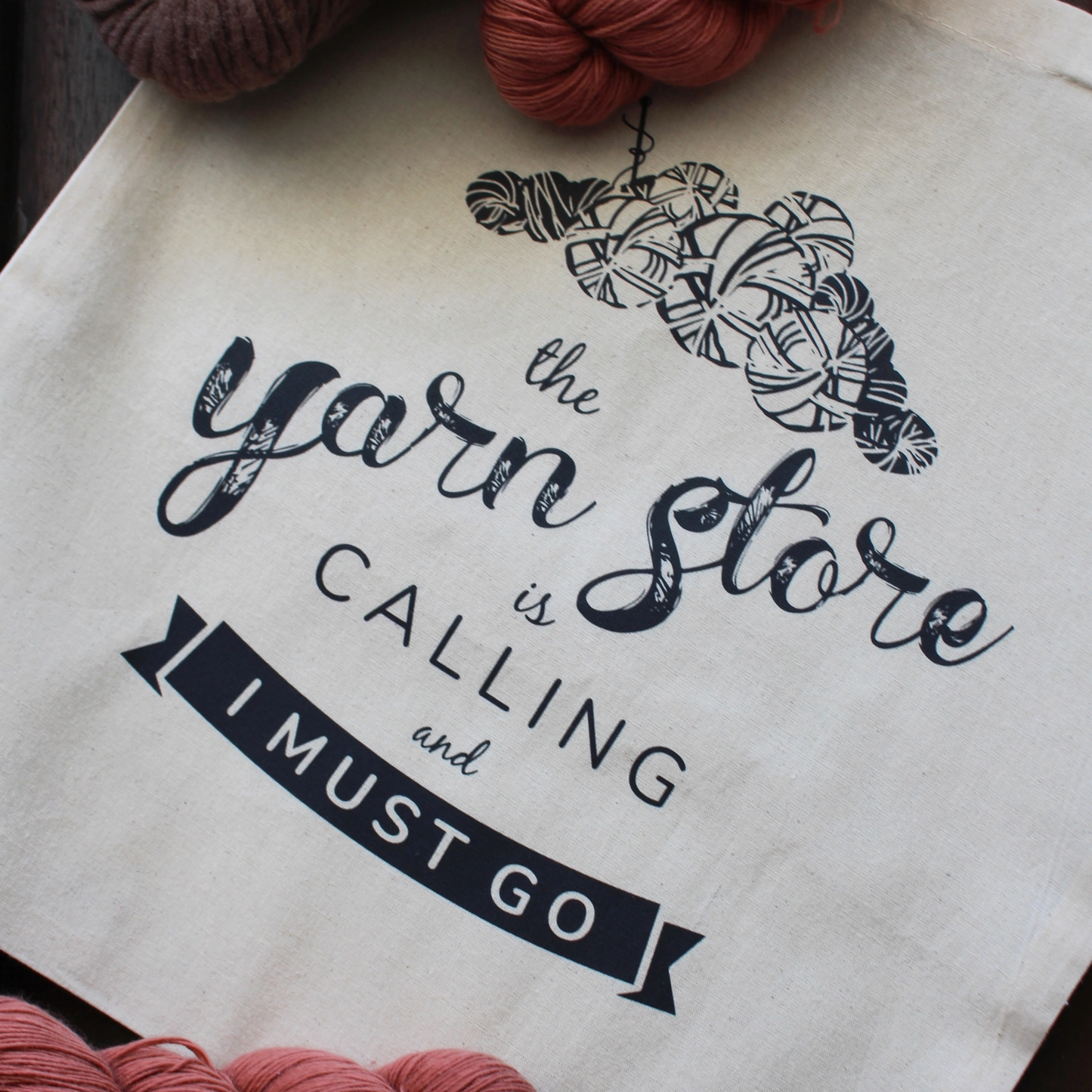 "The Yarn Store is Calling" Tote Bag