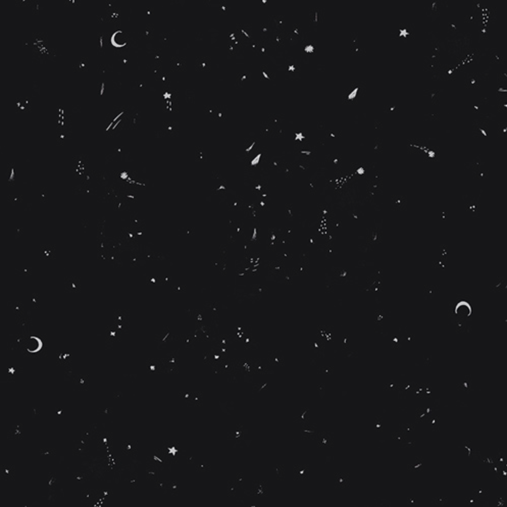 Enshadow In the Dark Phantom Night Sky Quilting Cotton