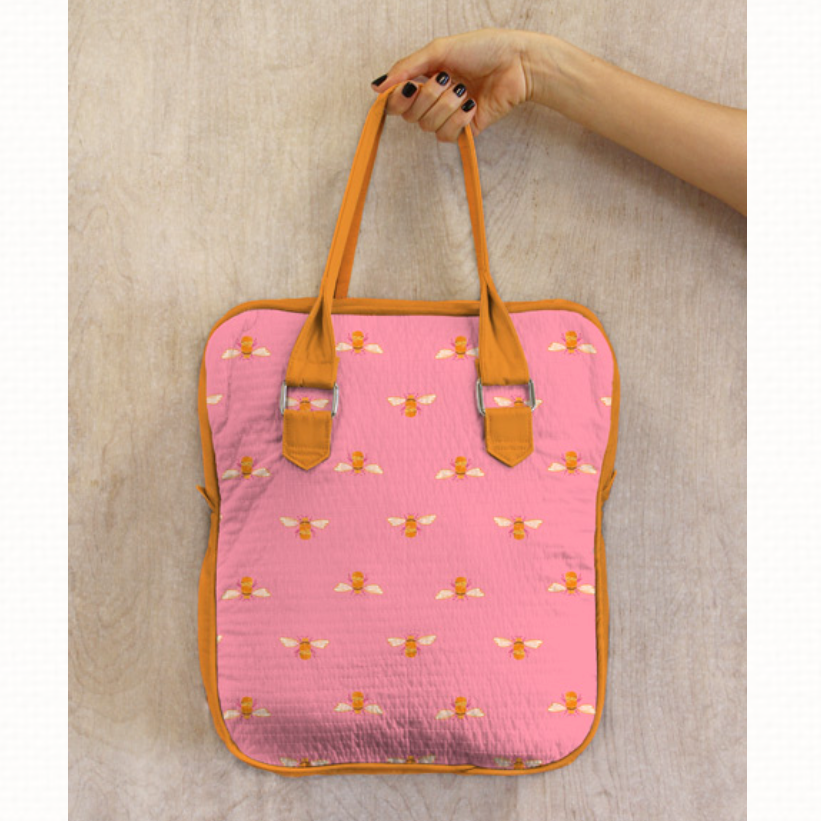 Marigold Bumble Blush Bee Quilting Cotton