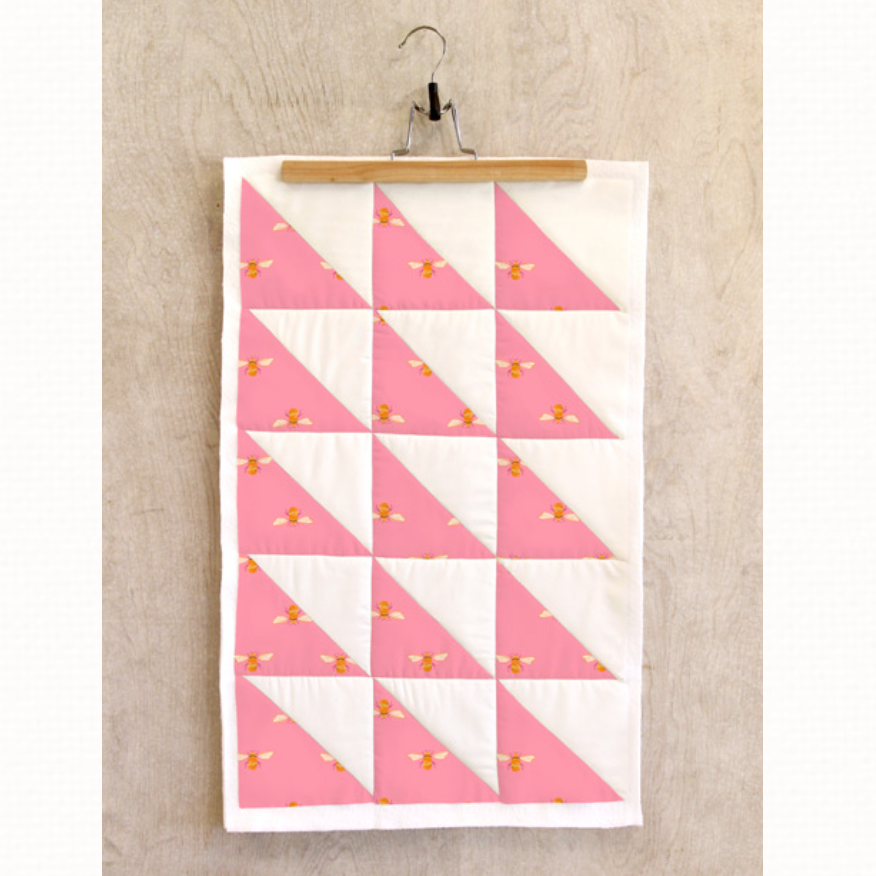 Marigold Bumble Blush Bee Quilting Cotton