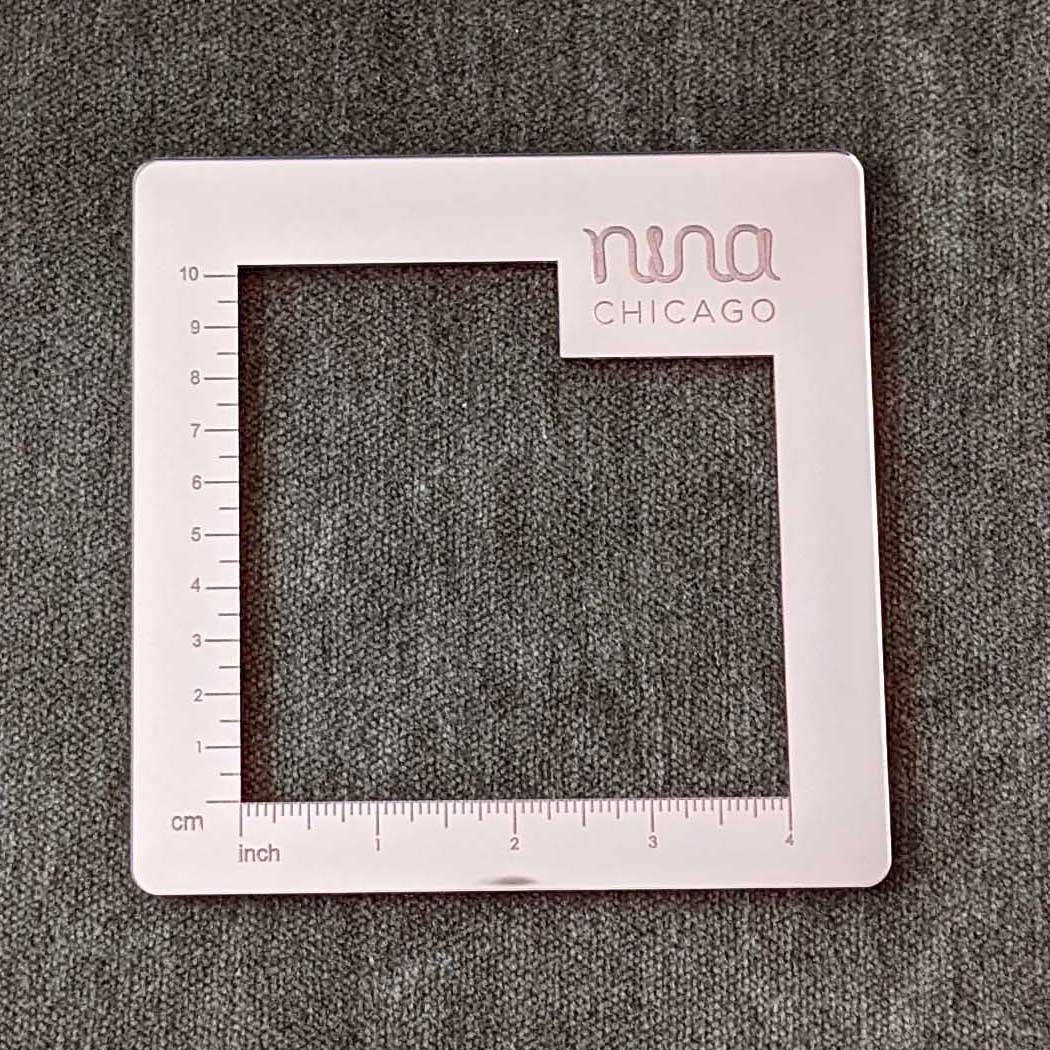 Nina Chicago Mirror Gauge Swatch Ruler