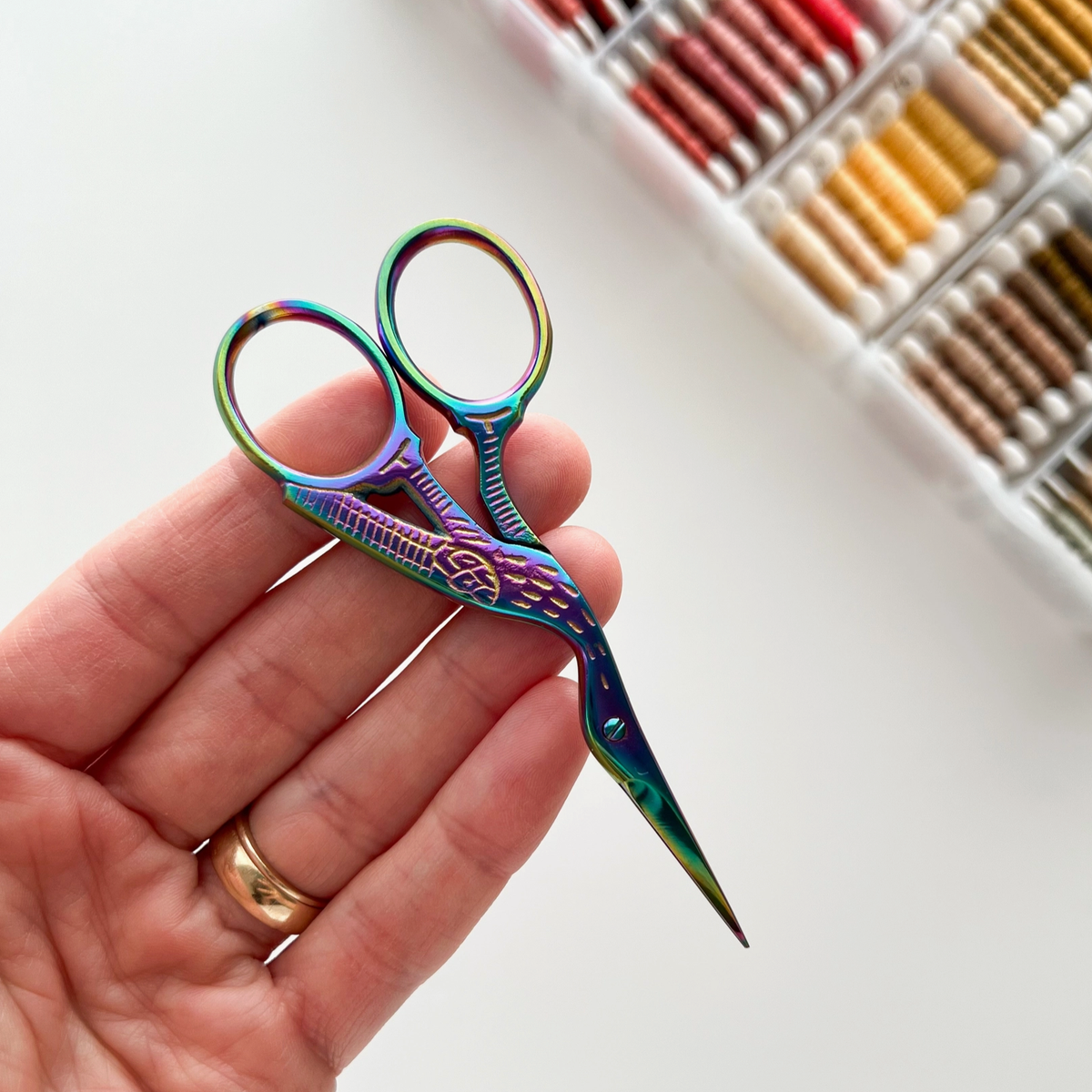 Embroidery Stork Scissors