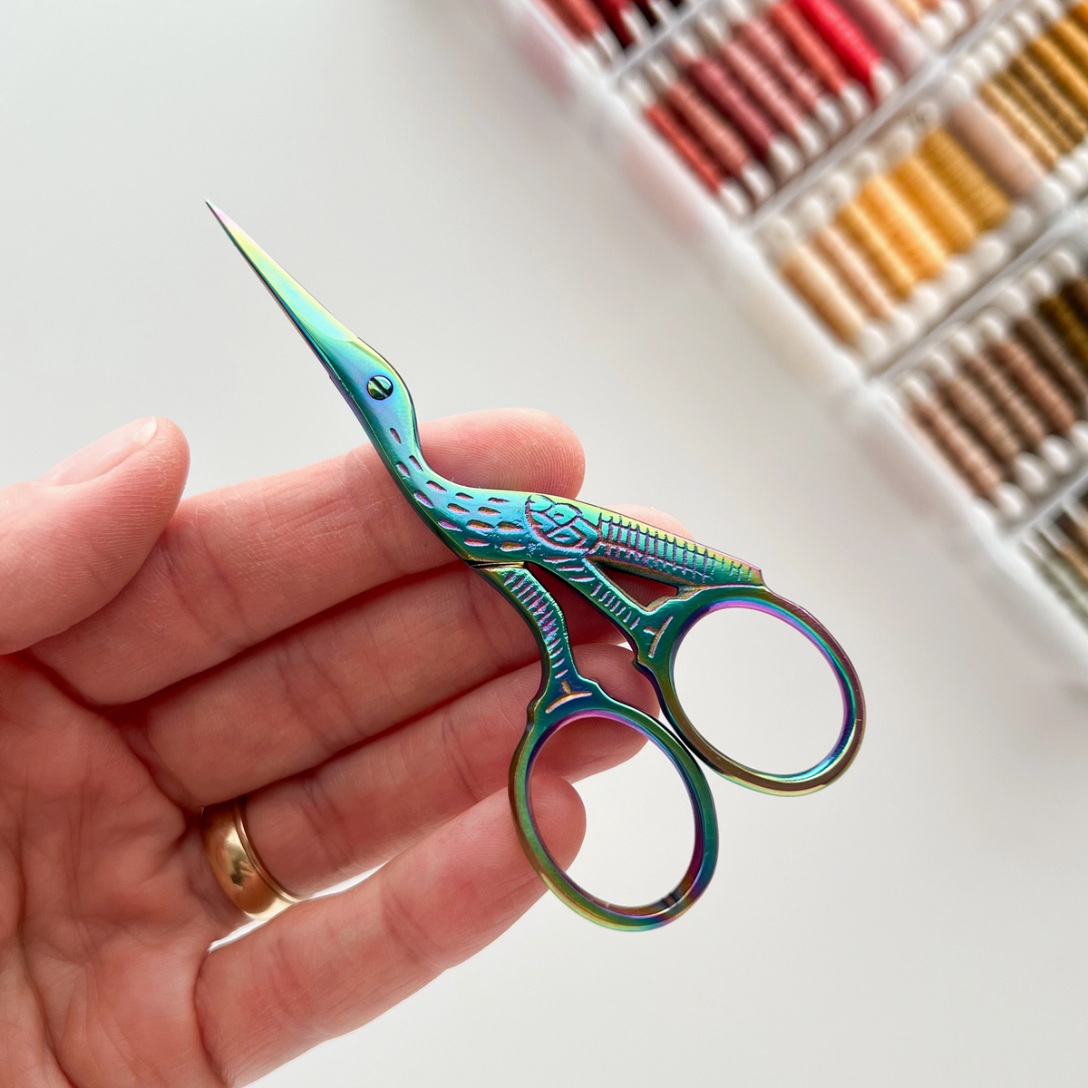 Embroidery Stork Scissors