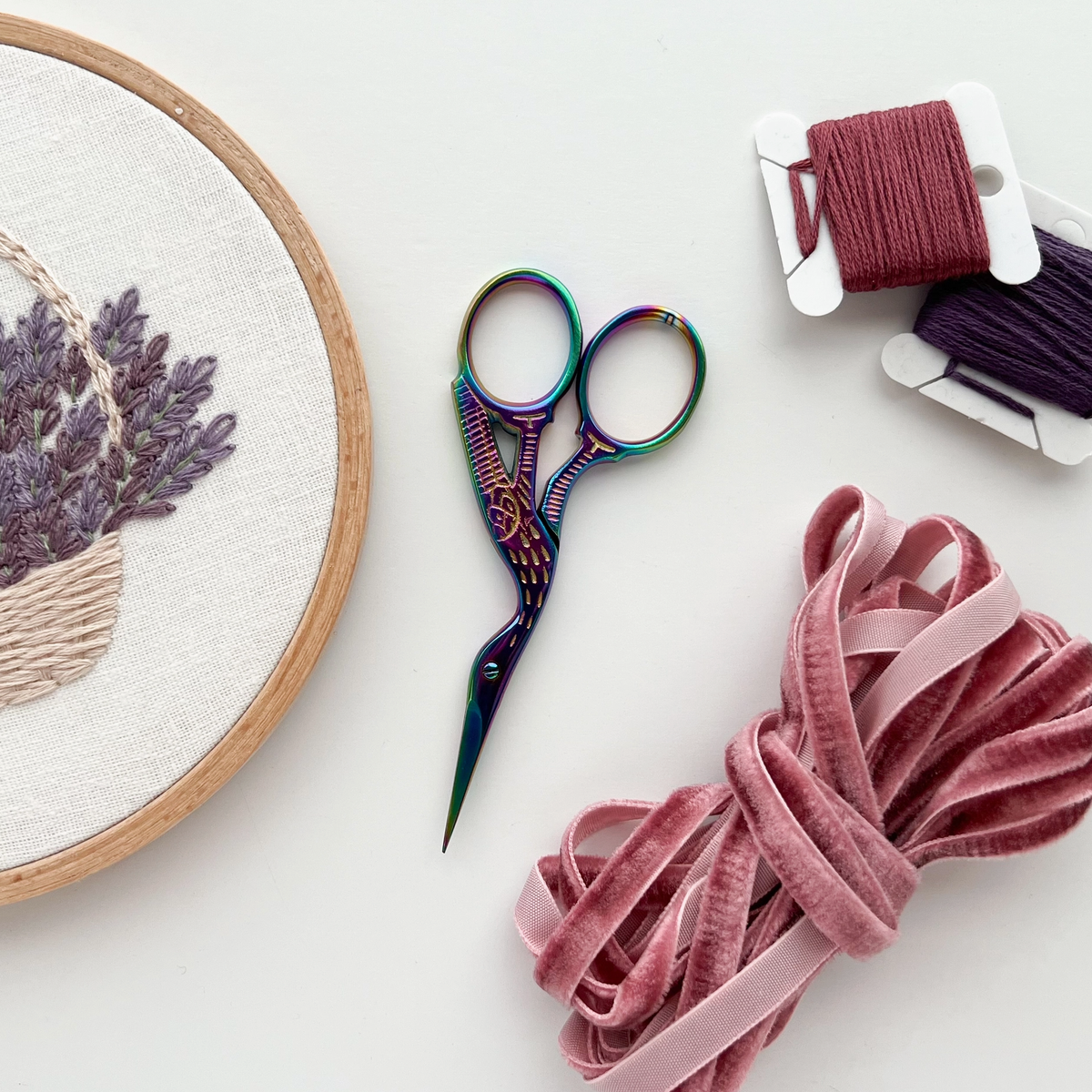 Embroidery Stork Scissors