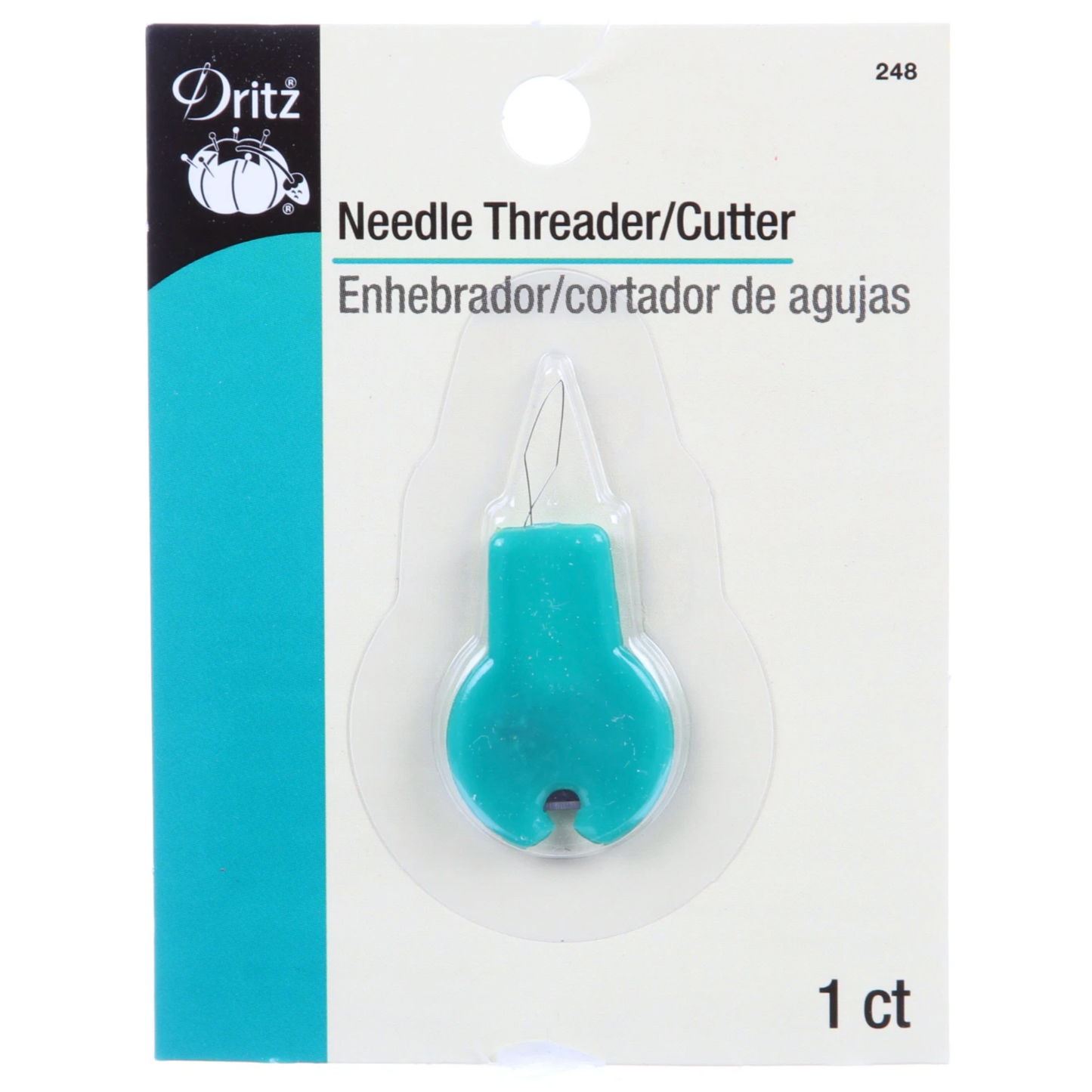 Needle Threader with Cutter