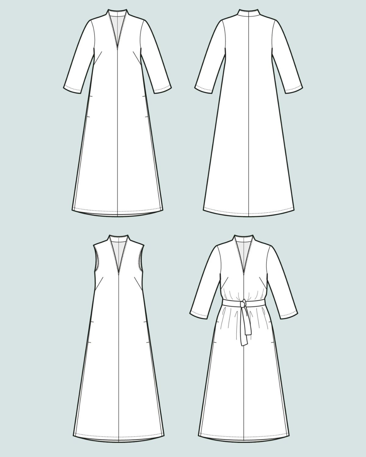 V-Neck Dress