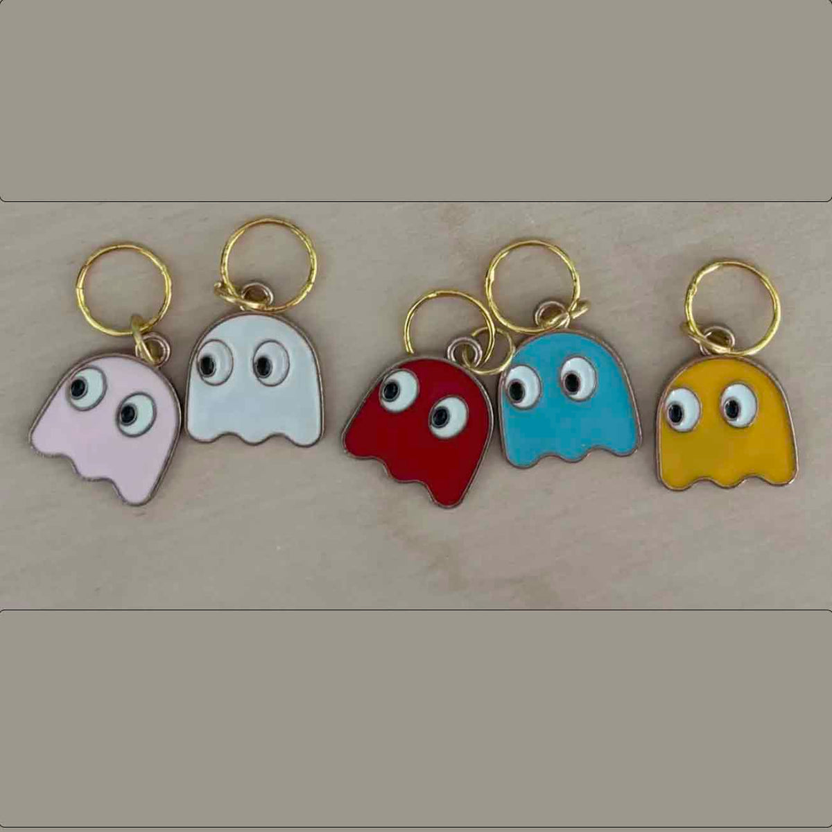 80s Video Game Ghost Stitch Markers
