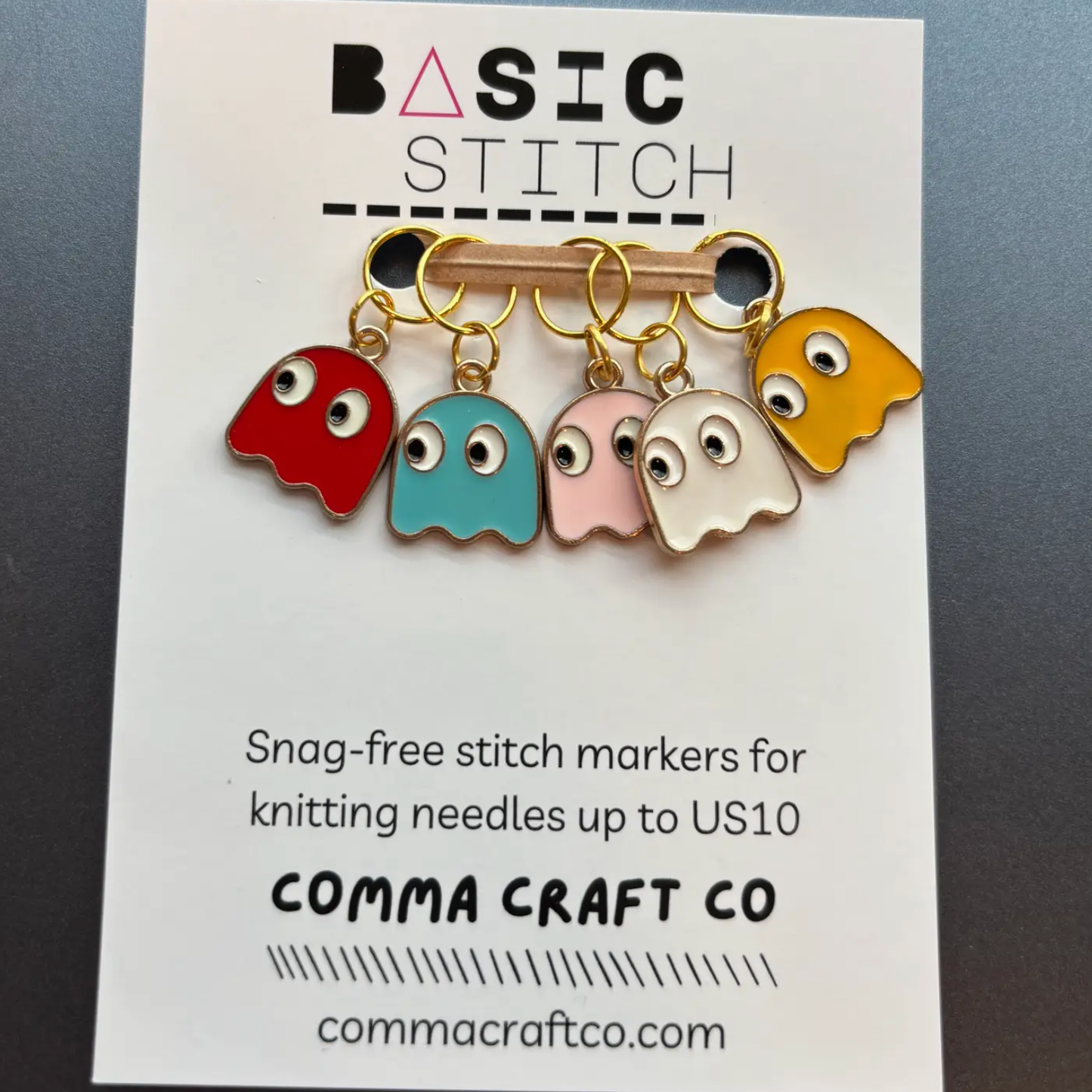 80s Video Game Ghost Stitch Markers