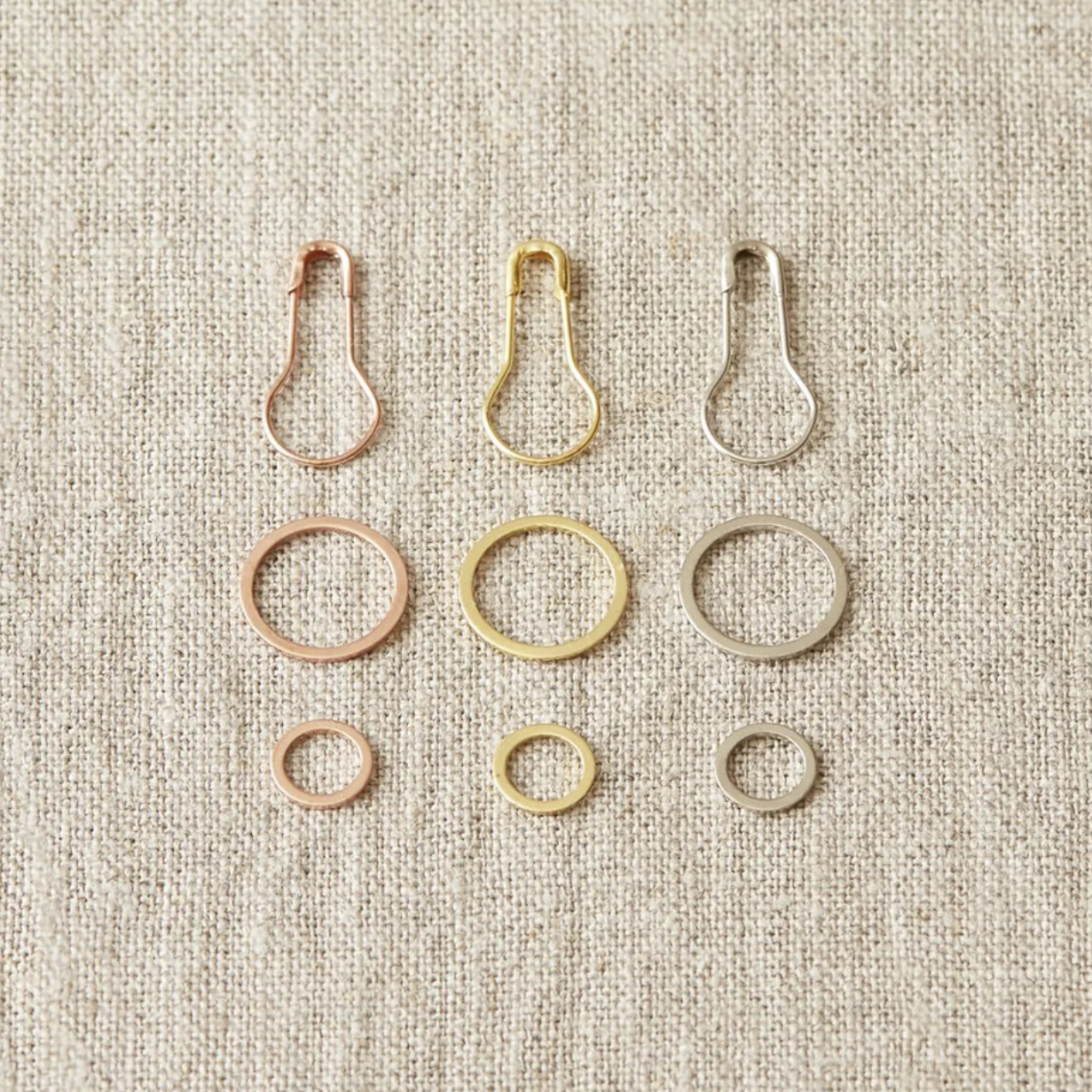 Precious Metal Stitch Markers