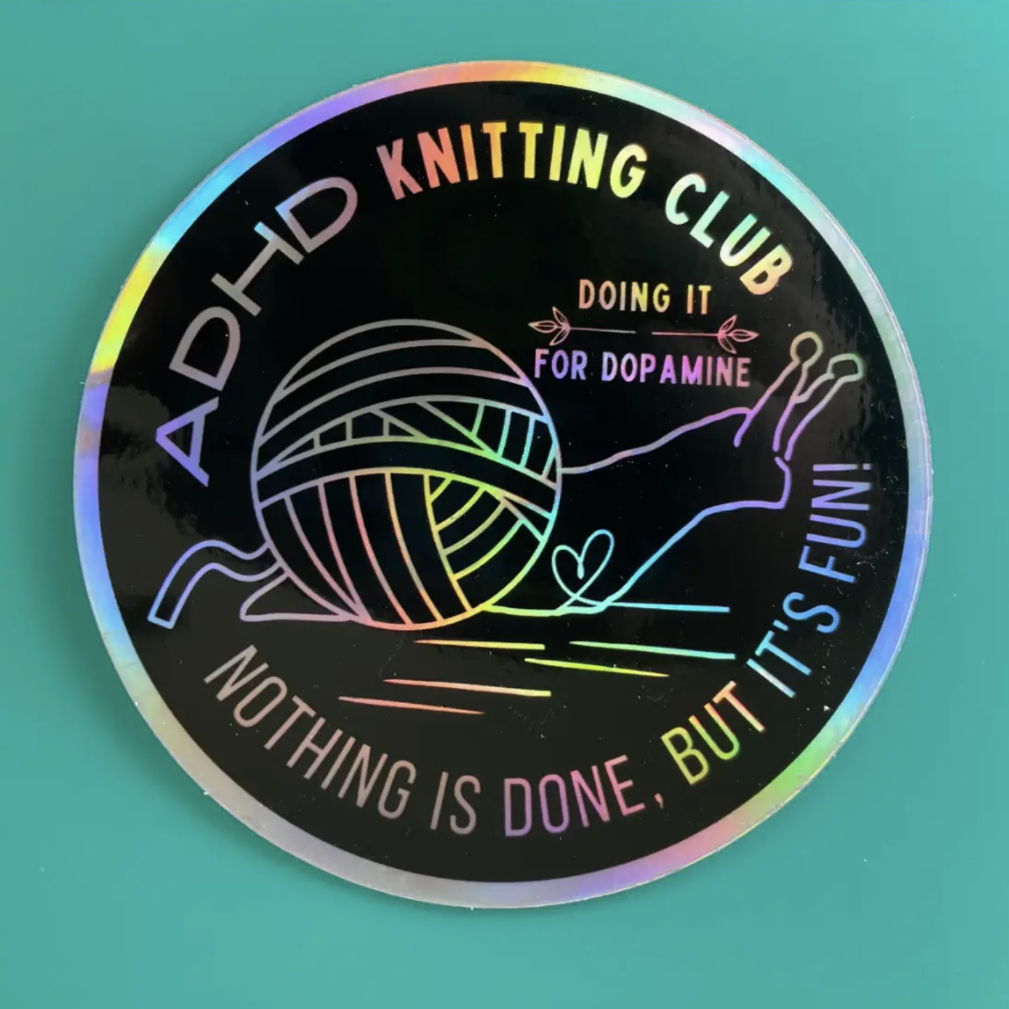 Holographic Vinyl Sticker