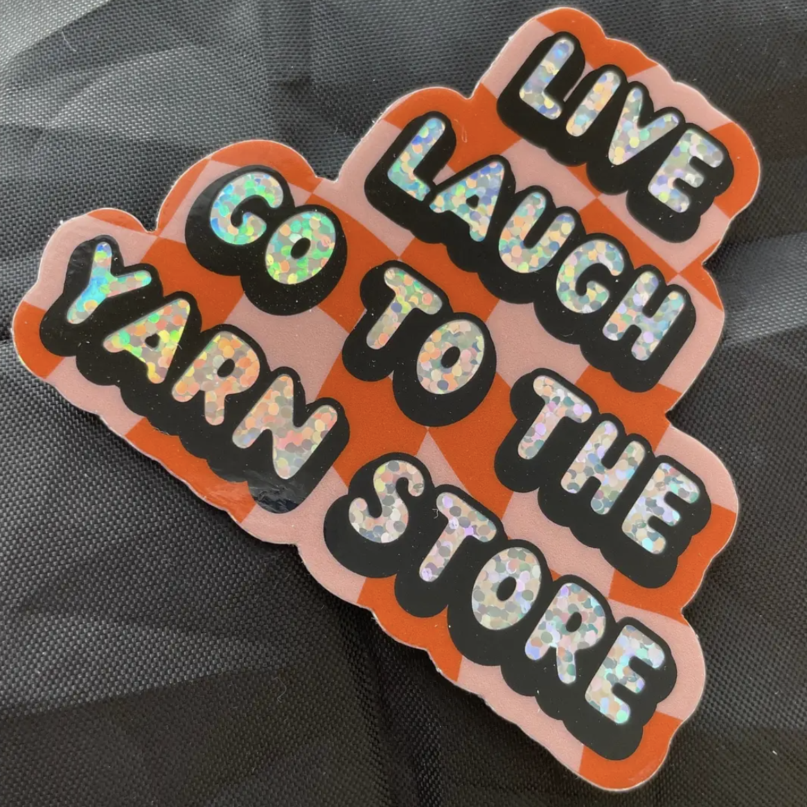 Glitter Vinyl Sticker
