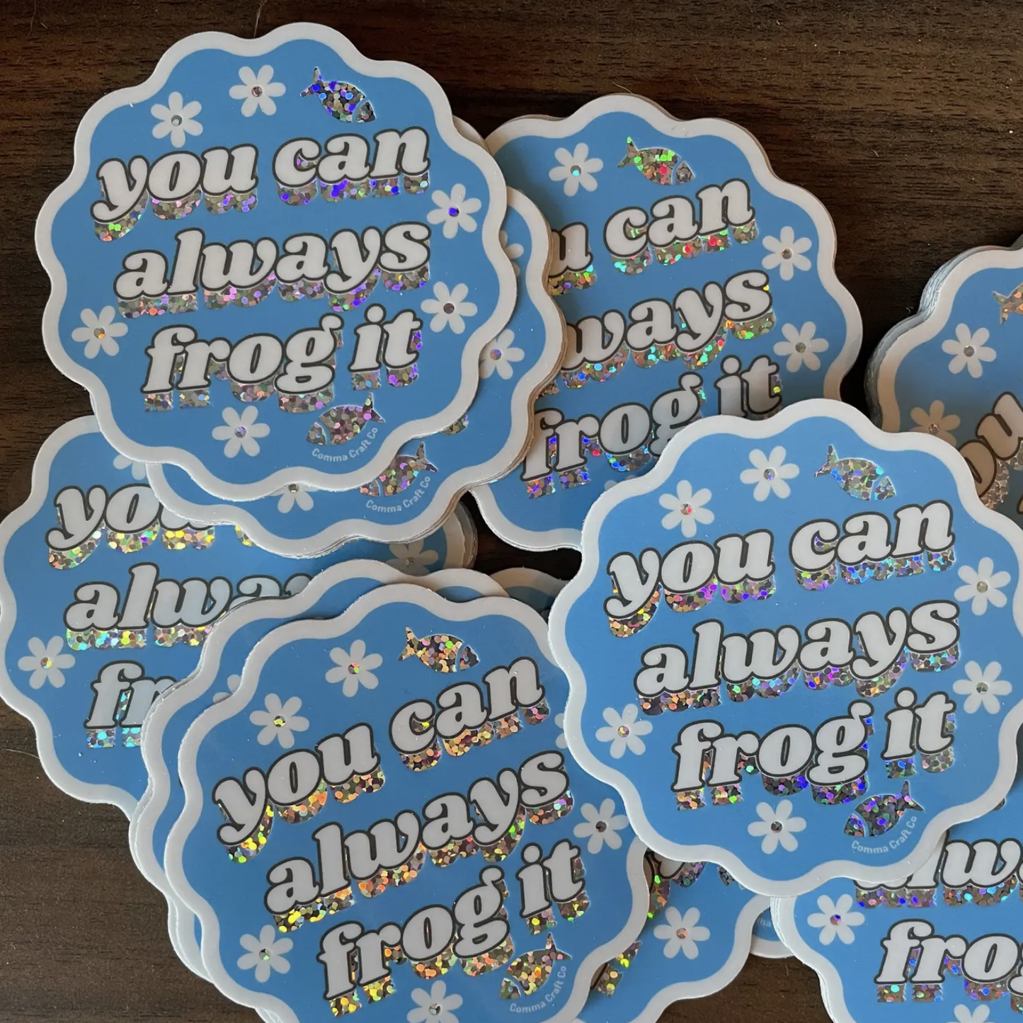 Glitter Vinyl Sticker