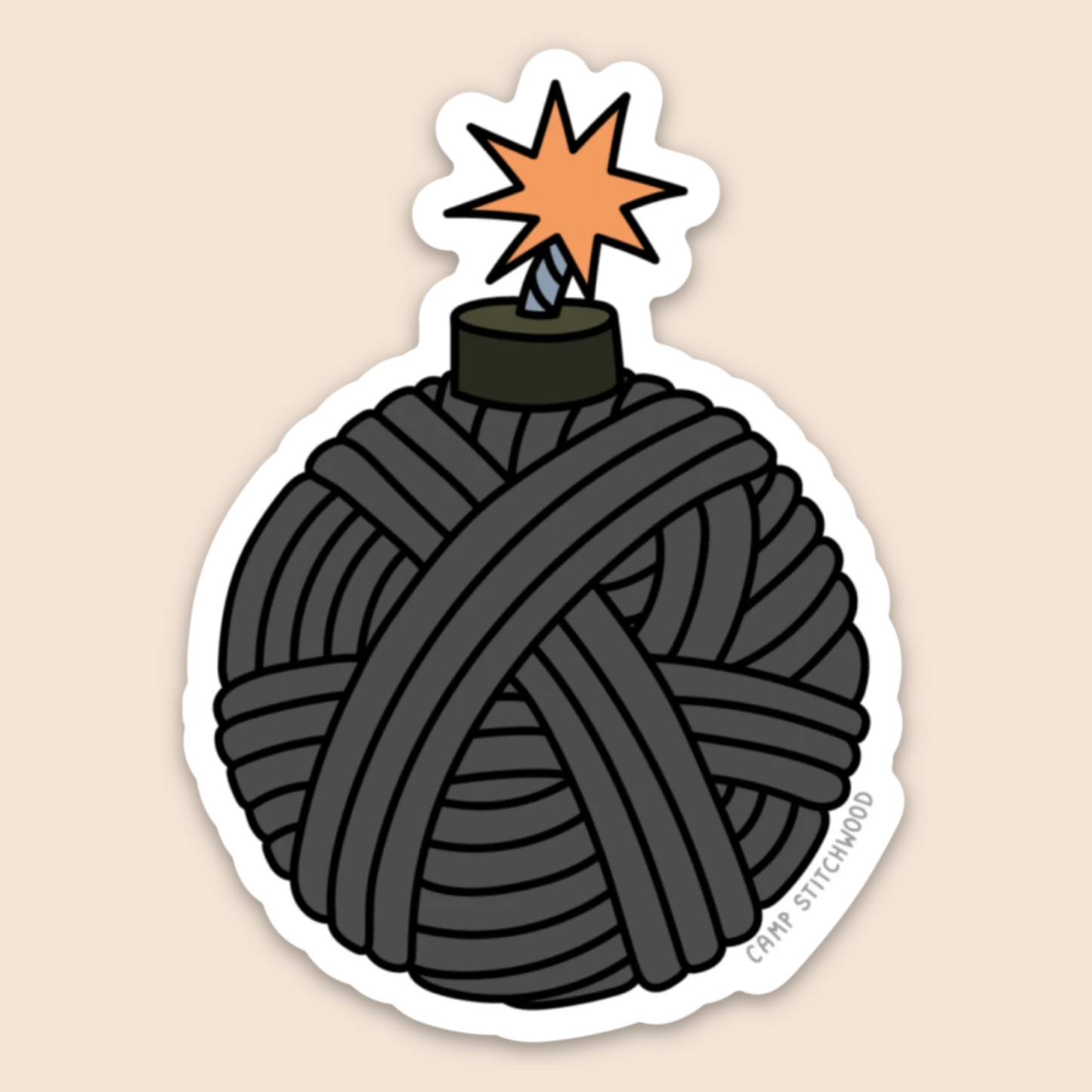 Vinyl Yarn Sticker