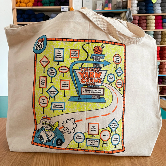2026 Yarn Crawl Tote - Route 66 PRE-ORDER